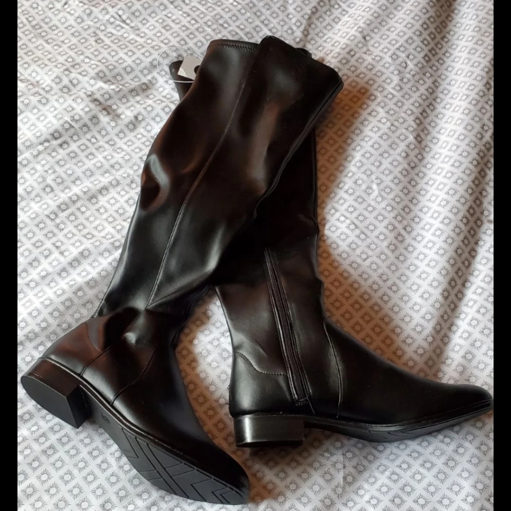 Over the Knee Black Boots
